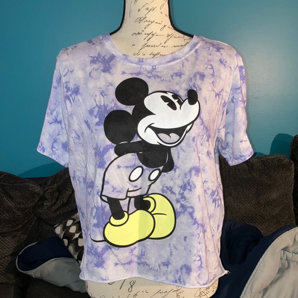 Mickey Mouse Cropped Tee, XXL